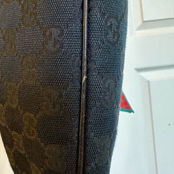 Gucci Positano Scarf GG Monogram Hobo Black Bag - Picture 8 of 13